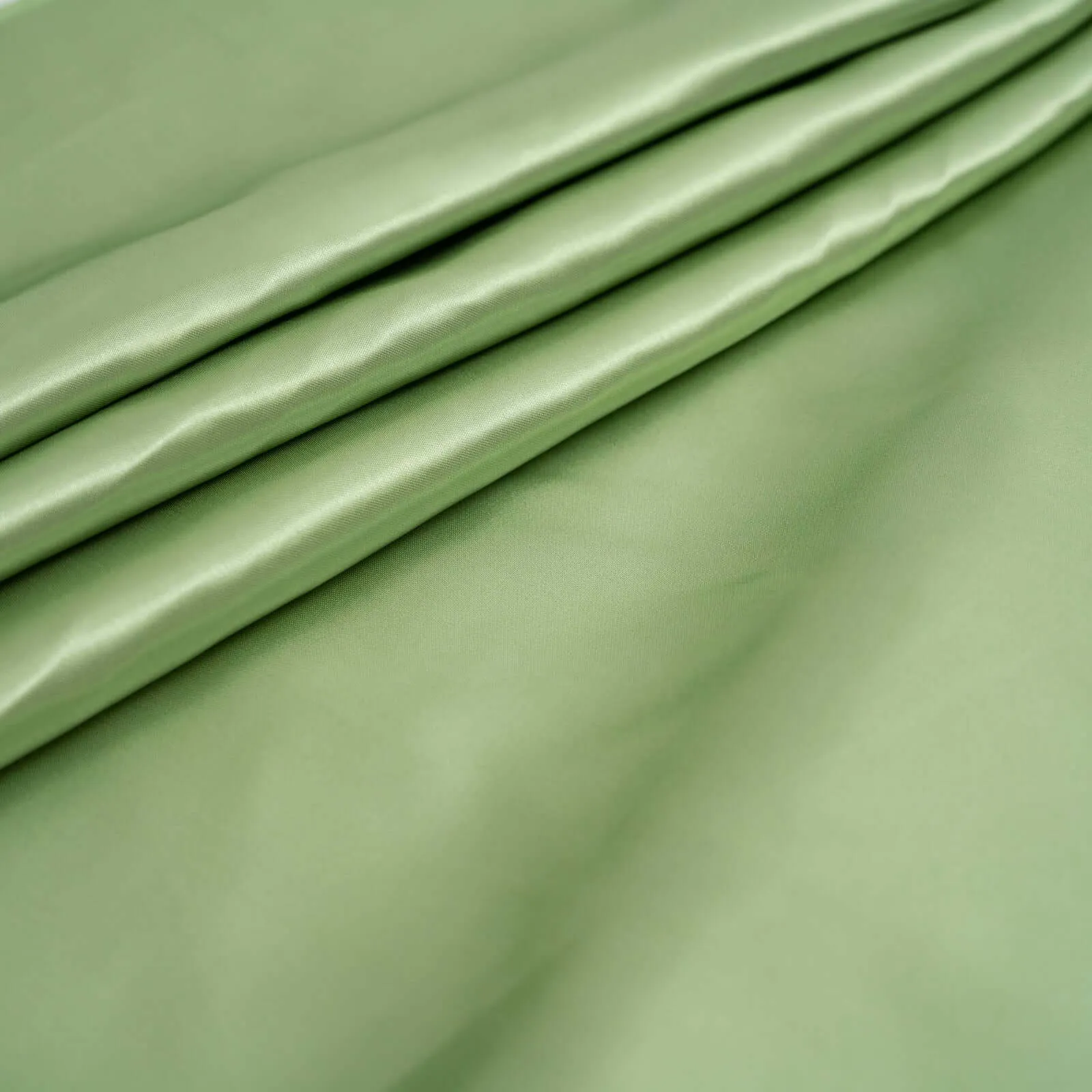 10 Yards 54" Sage Green Solid Satin Fabric Bolt