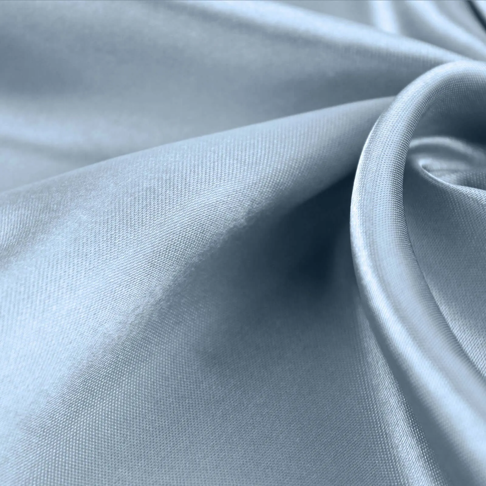 10 Yards x 54" Dusty Blue Satin Fabric Bolt