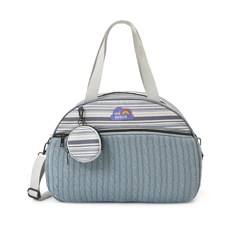 Ashley Knitted Diaper Bag- Constellation