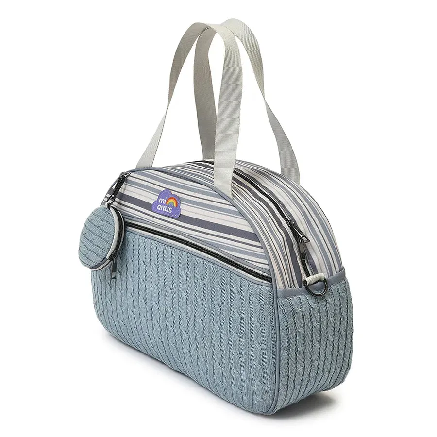 Ashley Knitted Diaper Bag- Constellation