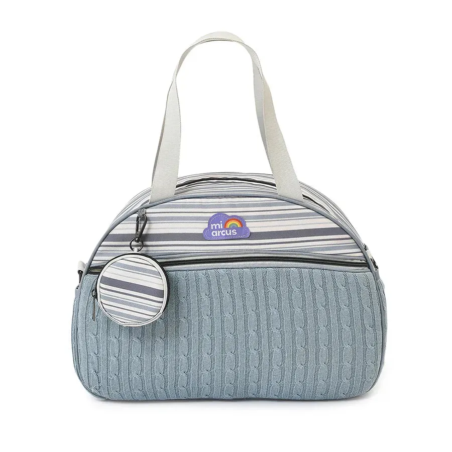 Ashley Knitted Diaper Bag- Constellation