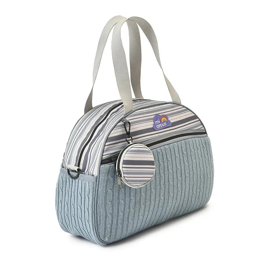 Ashley Knitted Diaper Bag- Constellation