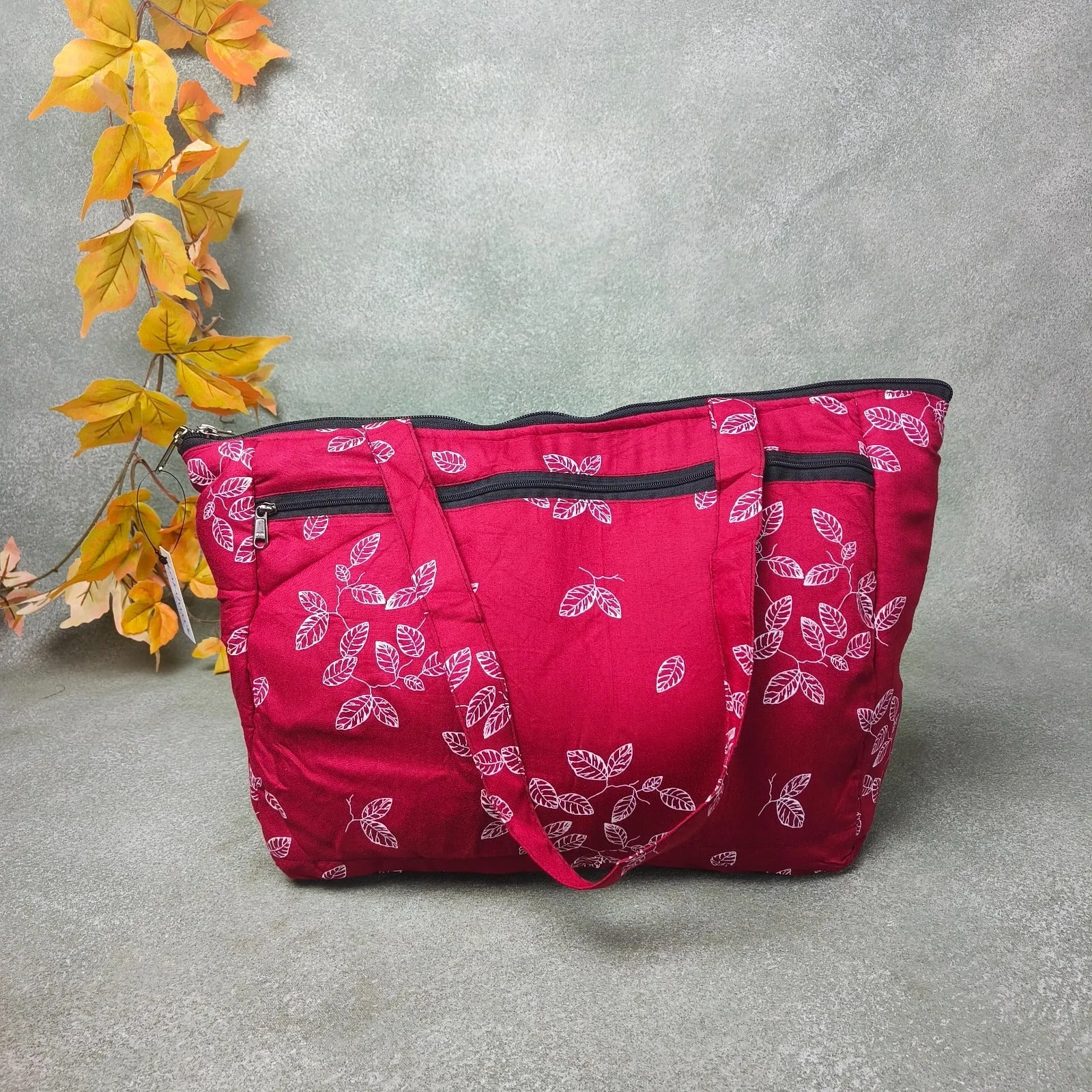 Baby Bag Diaper bag Hospital Bag Red Floral Prints Design