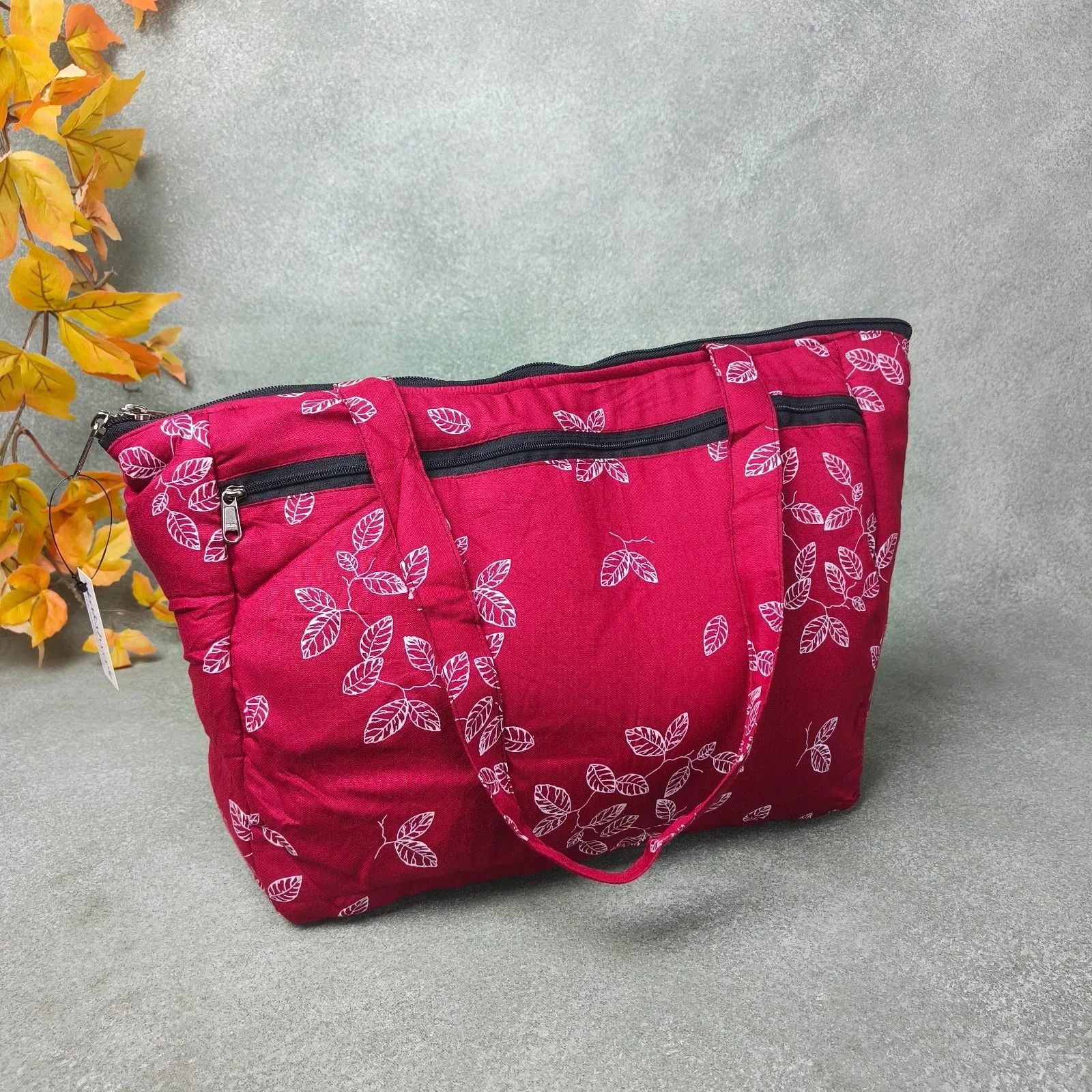 Baby Bag Diaper bag Hospital Bag Red Floral Prints Design