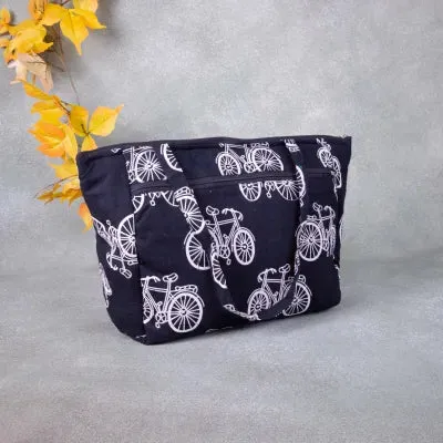 Baby Bag /Diaper bag/Hospital Bag Black Color Cycle Design.