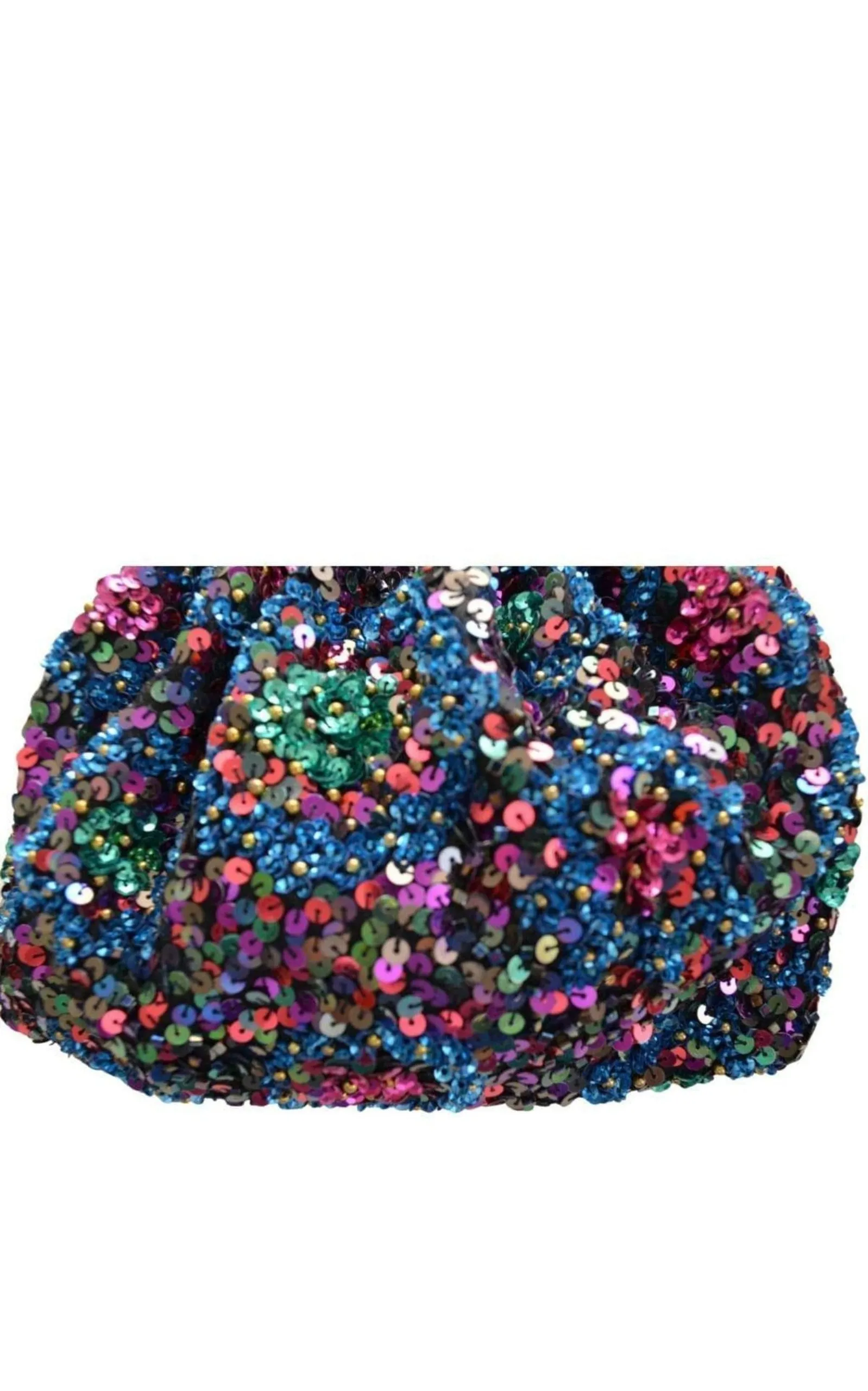 Bebop Loop Sequin Clutch