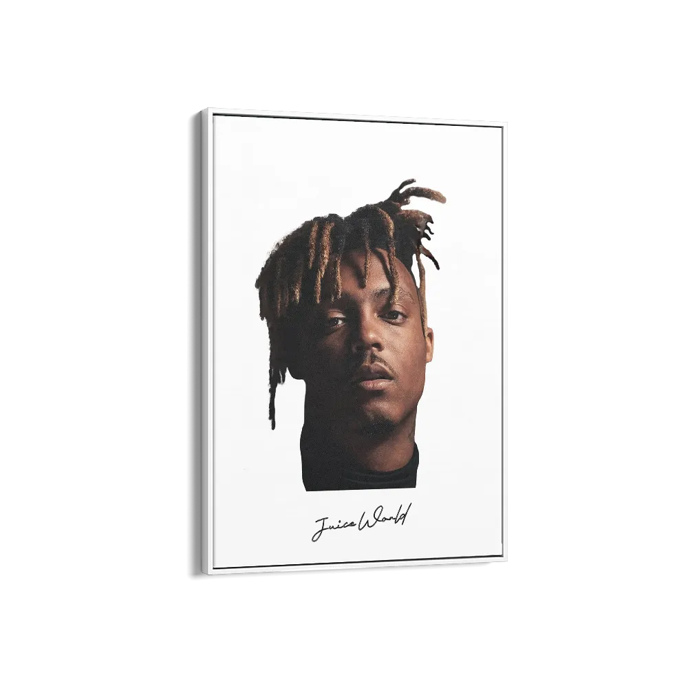 Big Head Retro Juice WRLD White Portrait