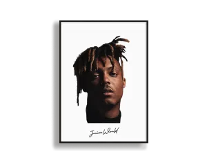 Big Head Retro Juice WRLD White Portrait