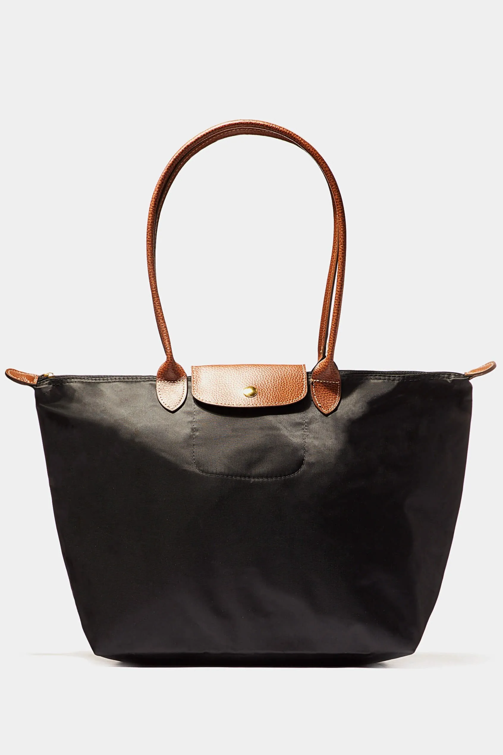 Black Canvas Shopper Bag