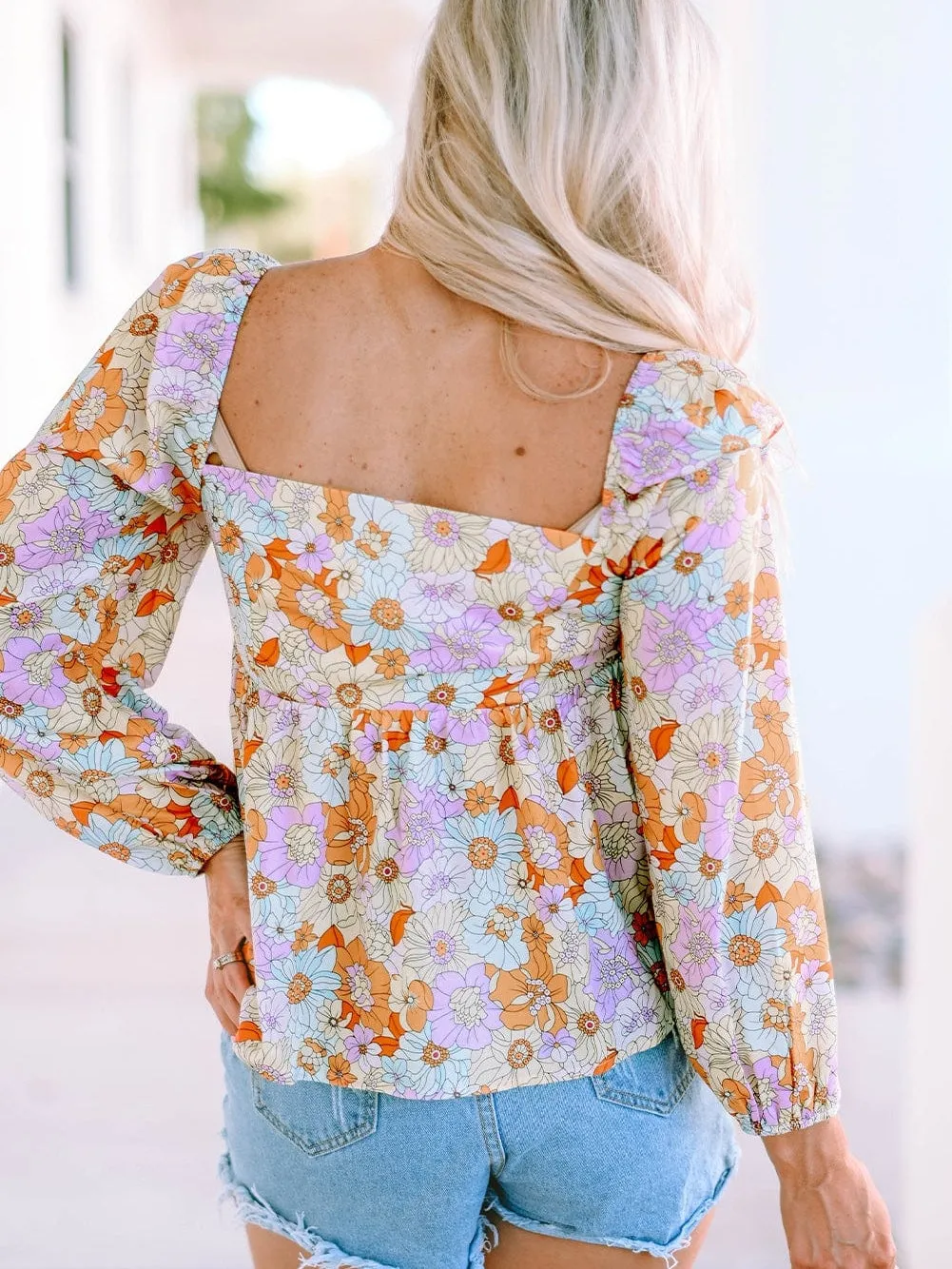 Captivating Floral Print Blouse