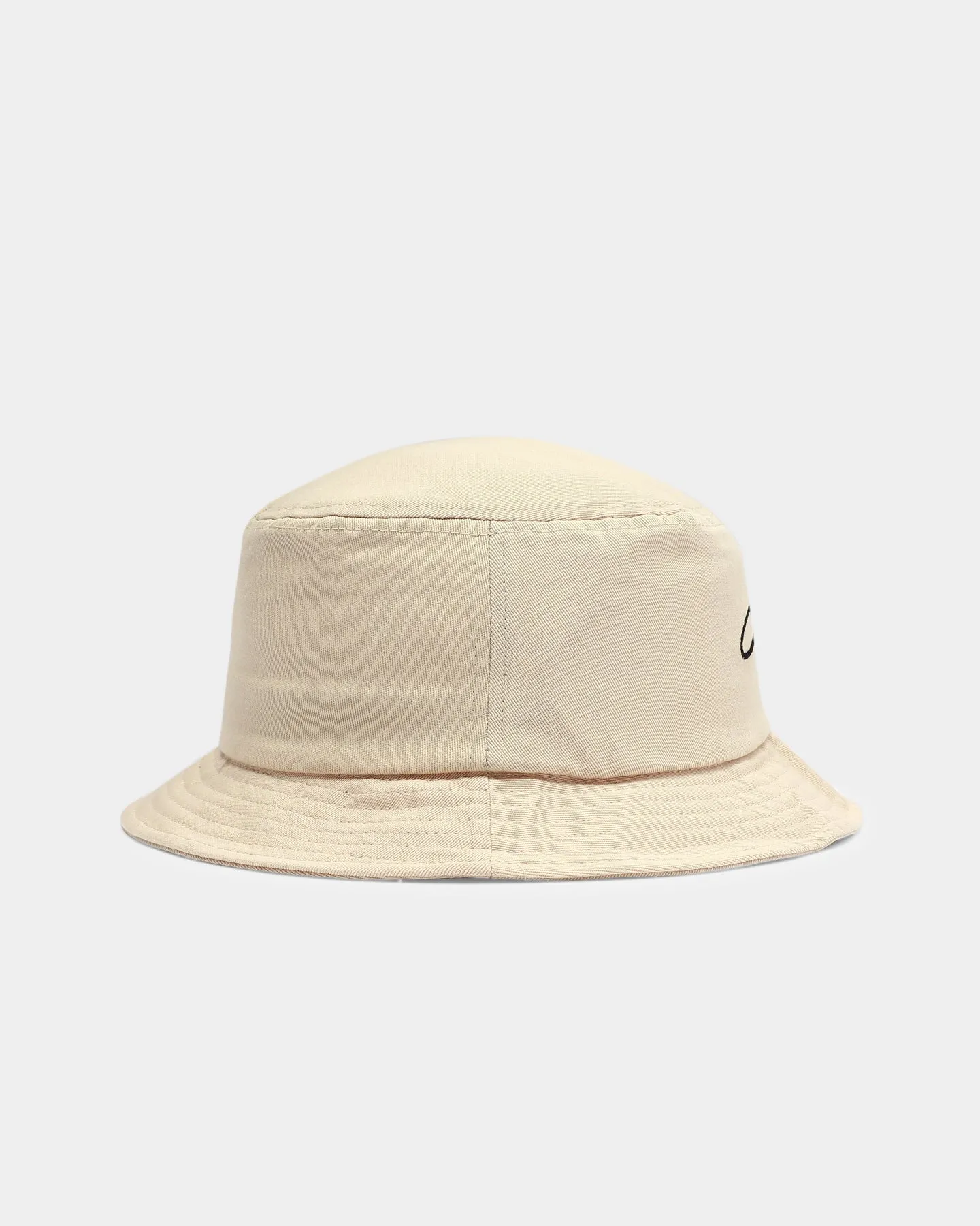 Carré Script Bucket Hat Stone