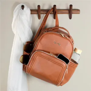 Cognac Mini Plus Diaper Bag Backpack