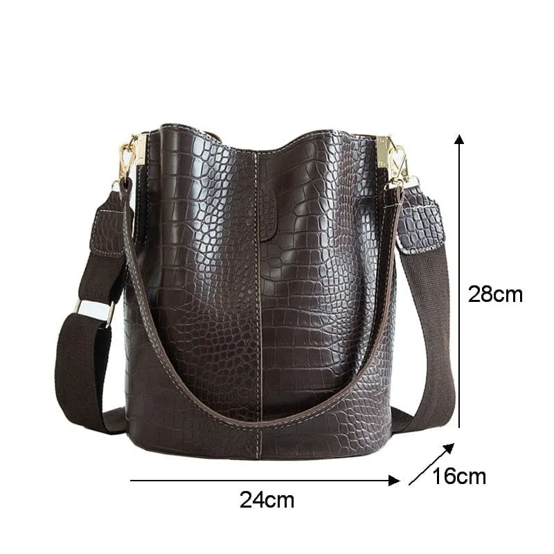 Crocodile Crossbody Bag for Women in Luxurious Style