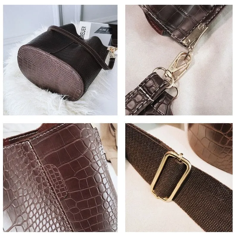 Crocodile Crossbody Bag for Women in Luxurious Style