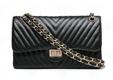 Double Chain Fashion Cross Body Bag