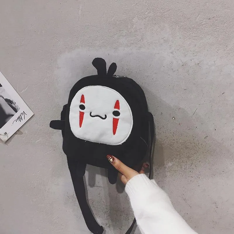 Faceless Man Shoulder Bag: Anime inspired mini messenger bag