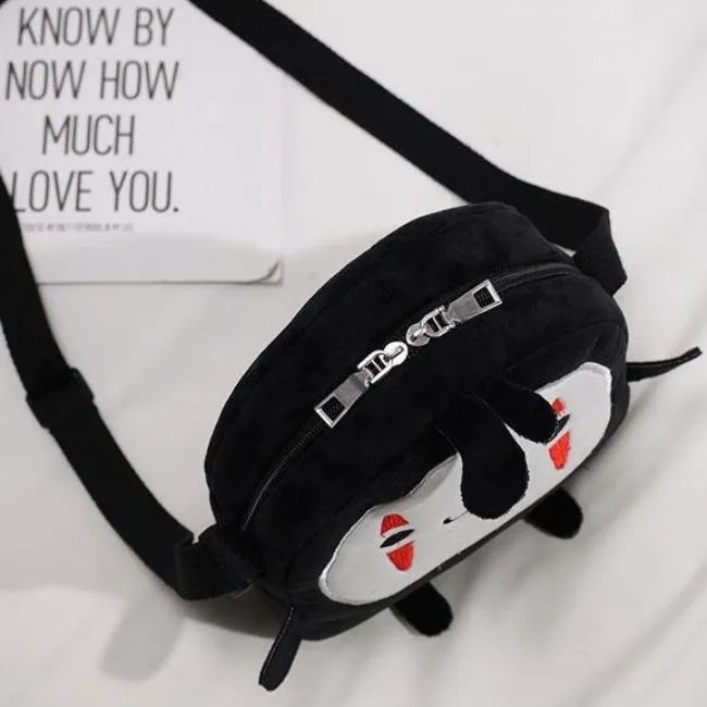 Faceless Man Shoulder Bag: Anime inspired mini messenger bag