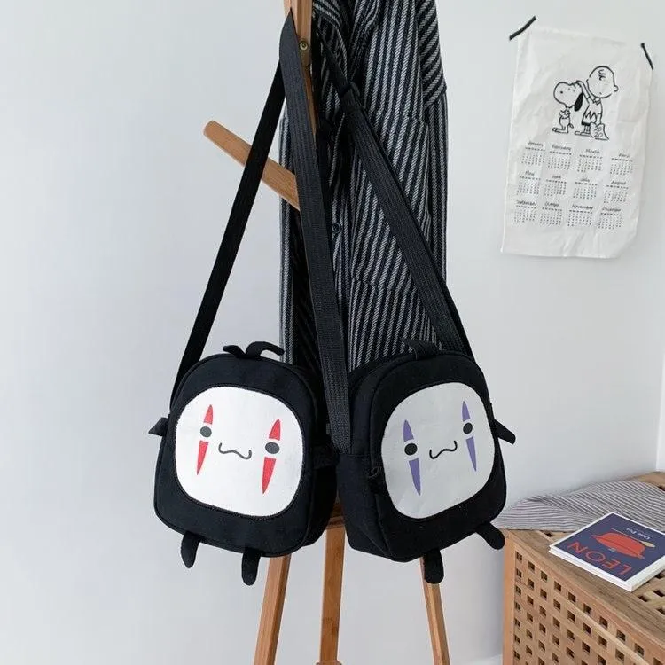 Faceless Man Shoulder Bag: Anime inspired mini messenger bag