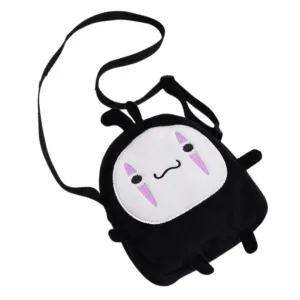 Faceless Man Shoulder Bag: Anime inspired mini messenger bag