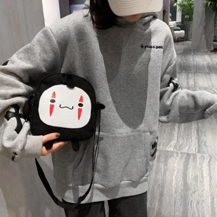 Faceless Man Shoulder Bag: Anime inspired mini messenger bag