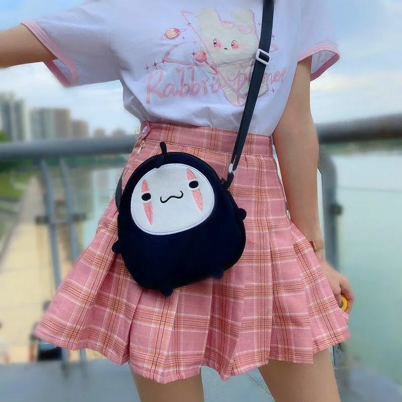 Faceless Man Shoulder Bag: Anime inspired mini messenger bag