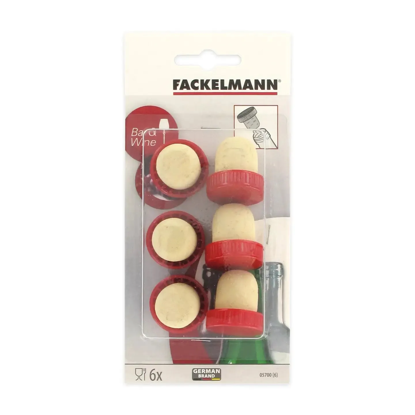 Fackelmann Bar Concept Cork Stoppers Set-6