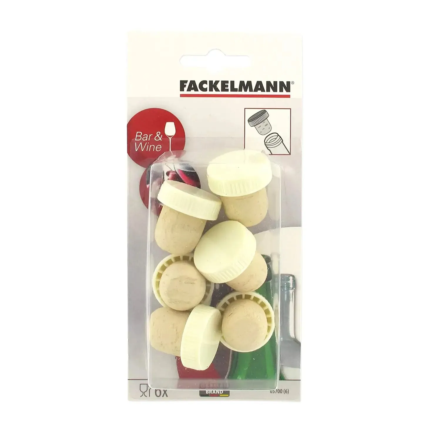 Fackelmann Bar Concept Cork Stoppers Set-6