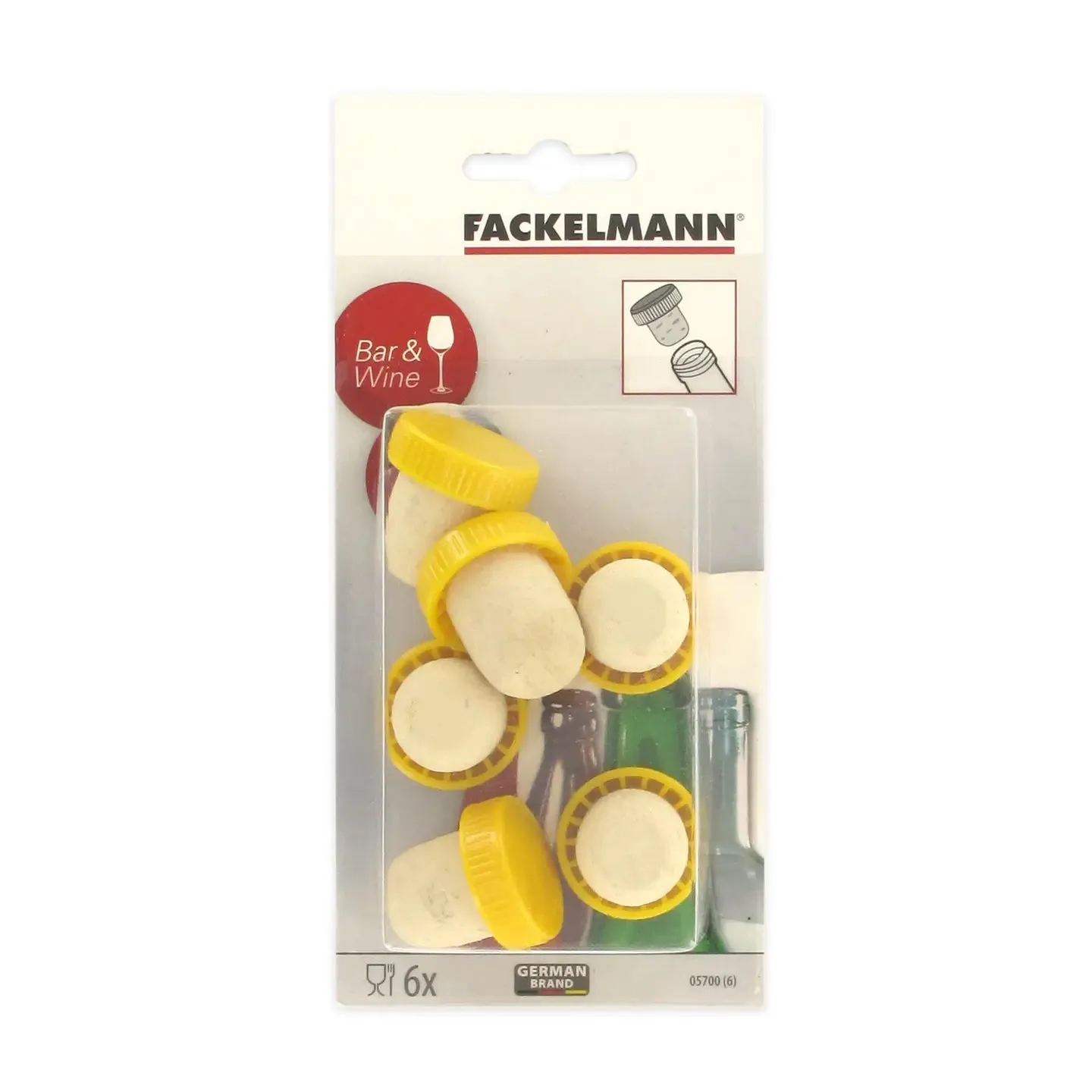 Fackelmann Bar Concept Cork Stoppers Set-6