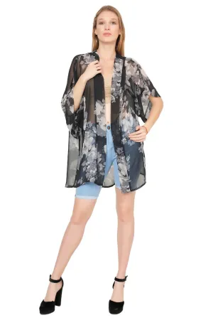 Feminine Florals Beach Kimono