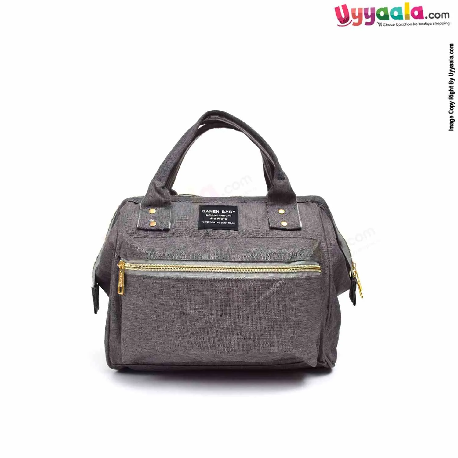 GANEN BABY Premium Quality Multipurpose Mother Bag(Diaper Bag), Size(32*28) - Grey