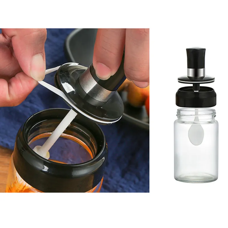 GLASS SEASONING BOTTLE