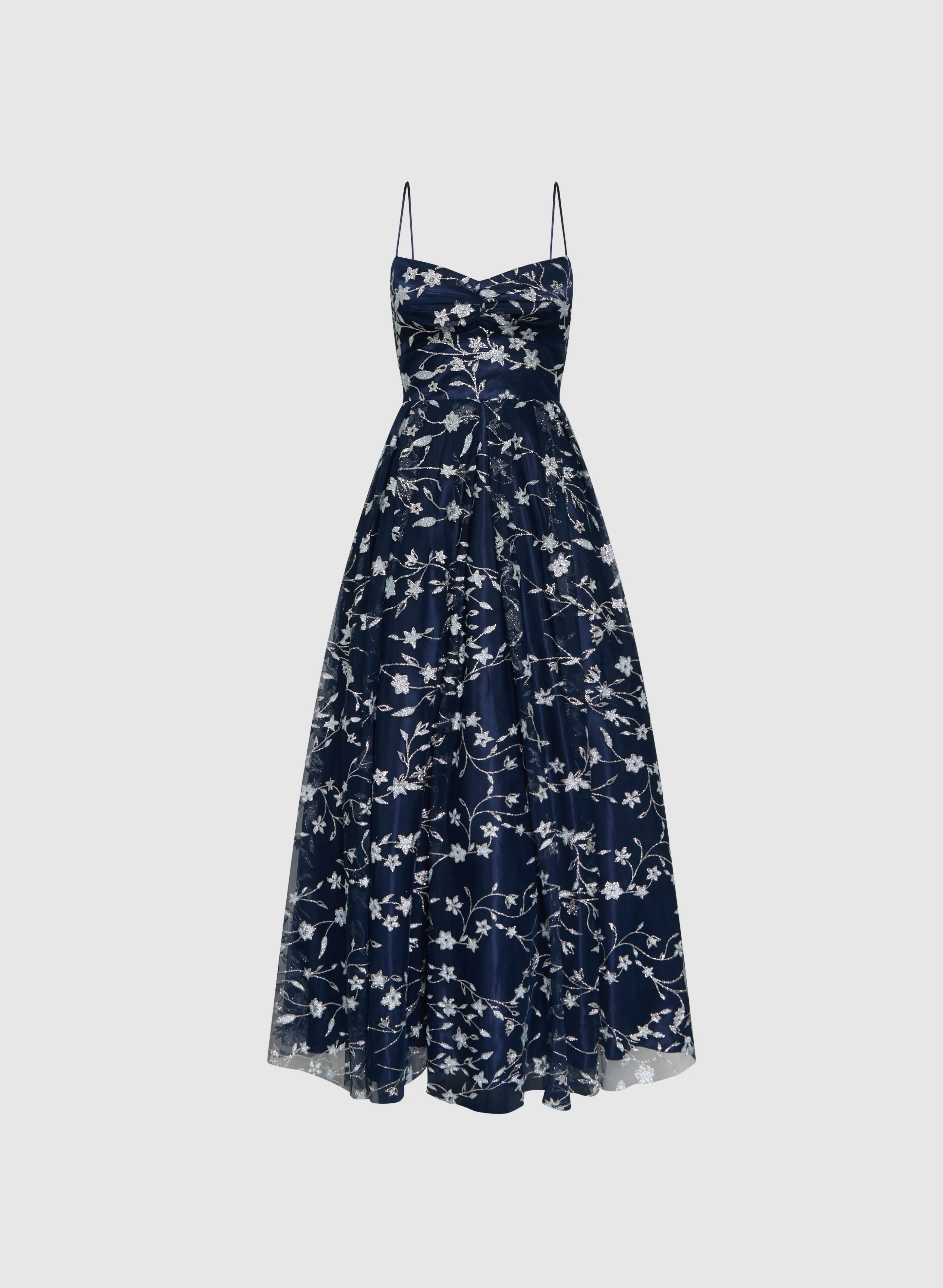 Glittery Floral Tulle Dress