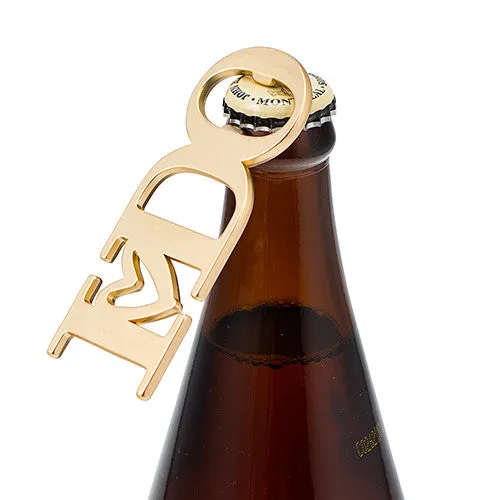 GOLD "I DO" BOTTLE OPENER FAVOUR