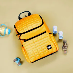 Golden Glow Quilted Diaper Bag