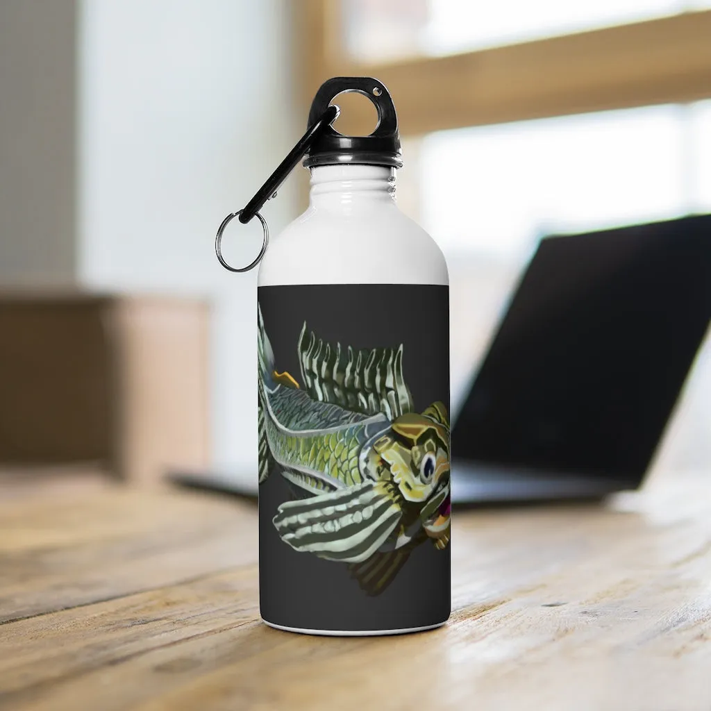 Green Fish Stainless Steel Water Bottle