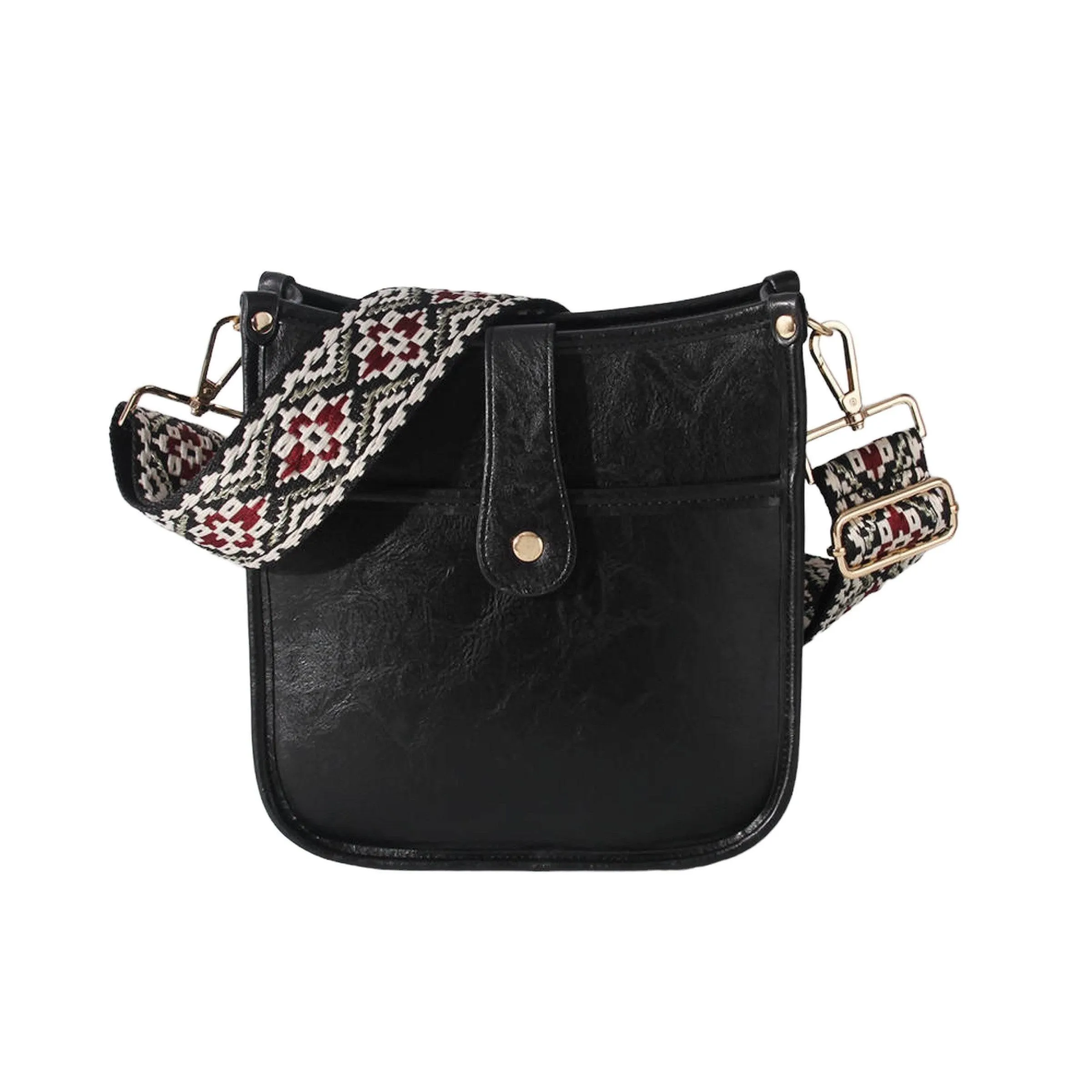 Guitar Strap Vegan Leather Crossbody Bag