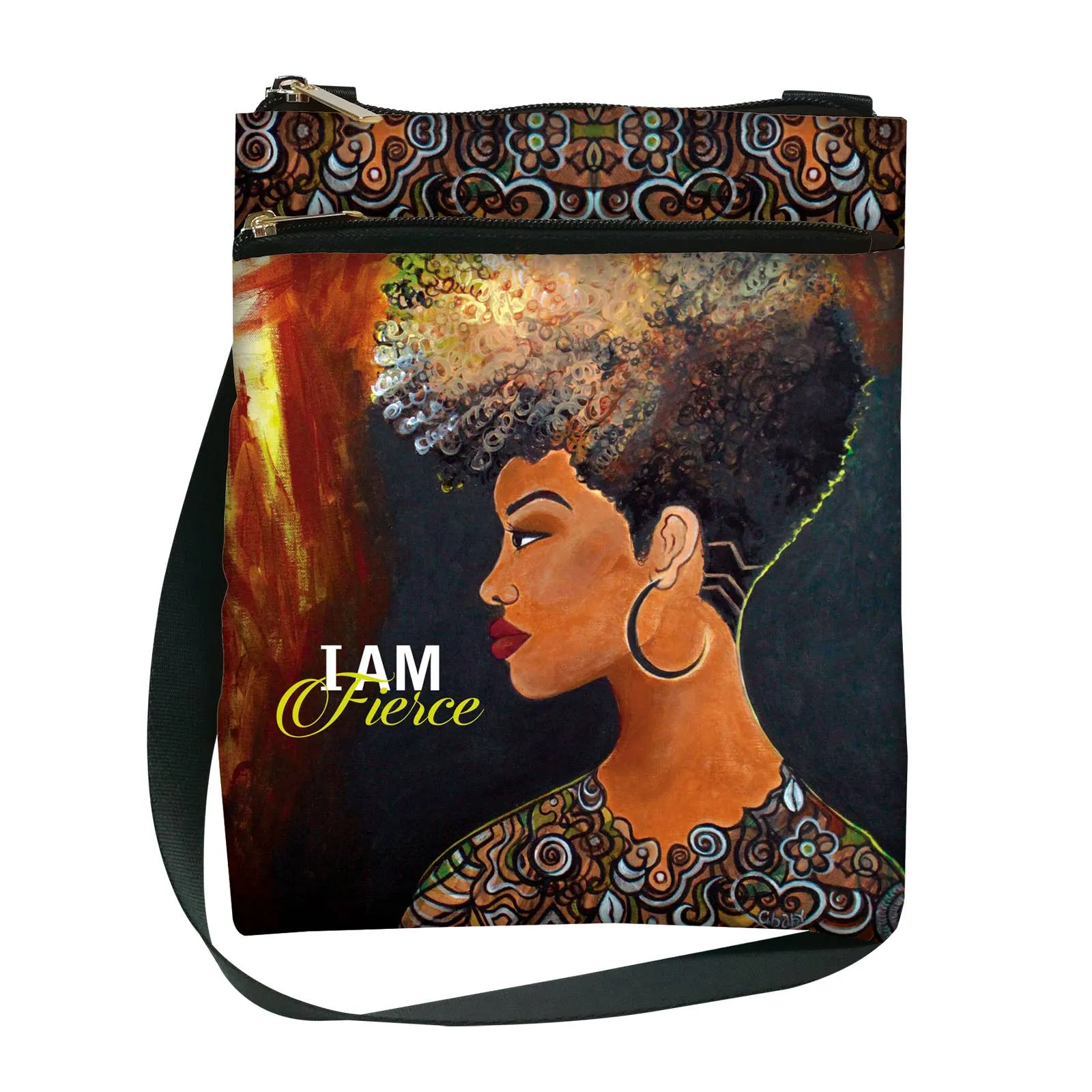 I Am Fierce Crossbody Purse