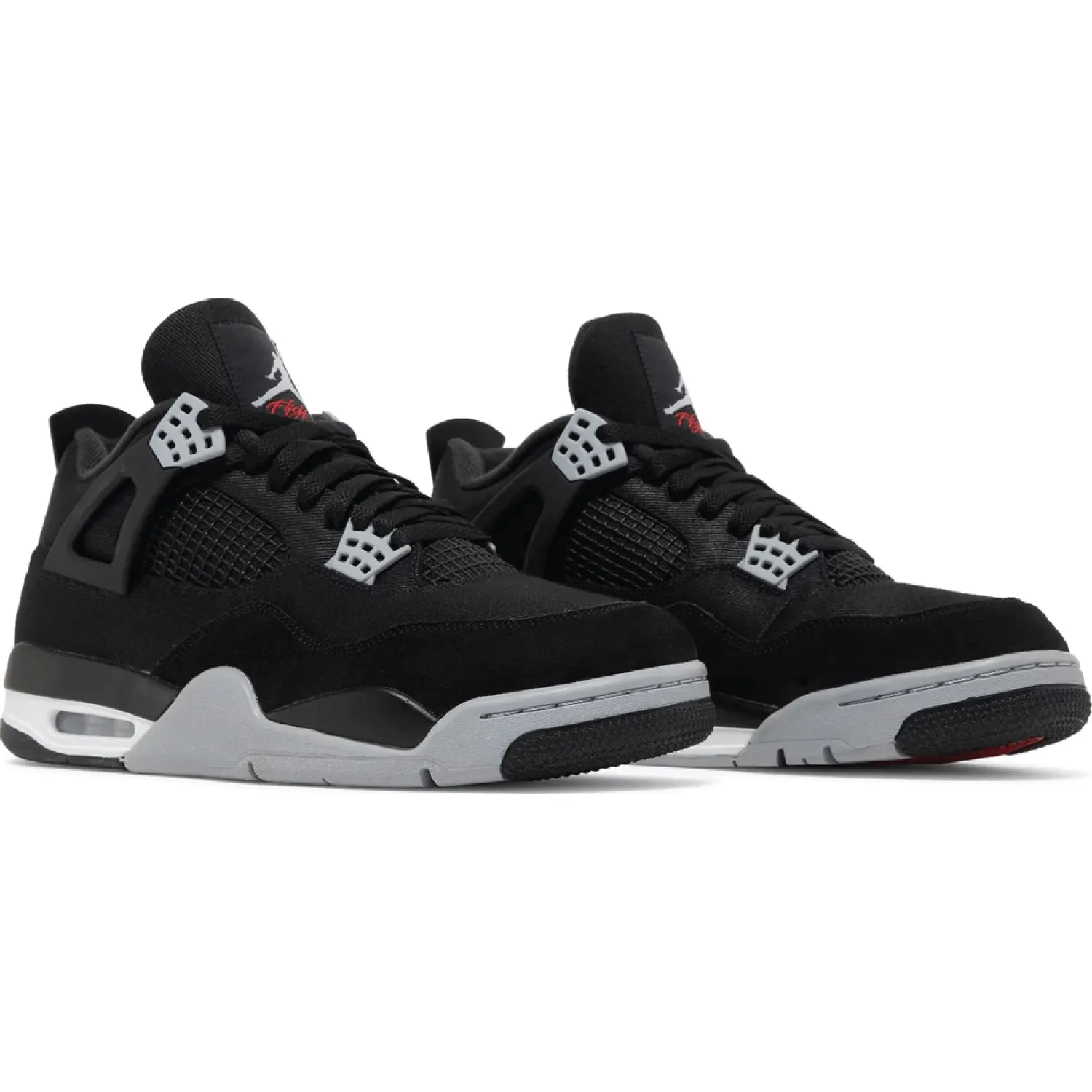 Jordan 4 Retro 'Black Canvas'