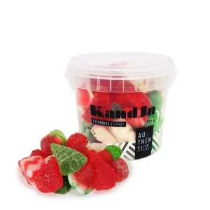 KandJu Christmas Mix Candy Bucket, 225g, 1 Count