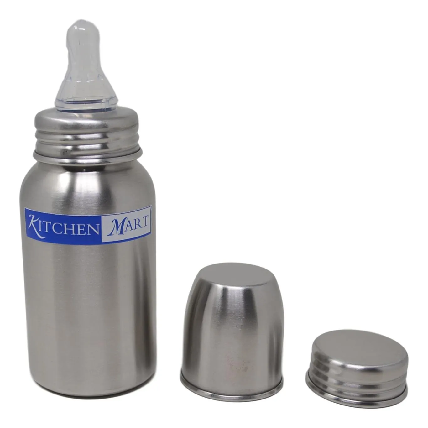 Kitchen Mart Stainless Steel Feeding Bottle Matt Finish