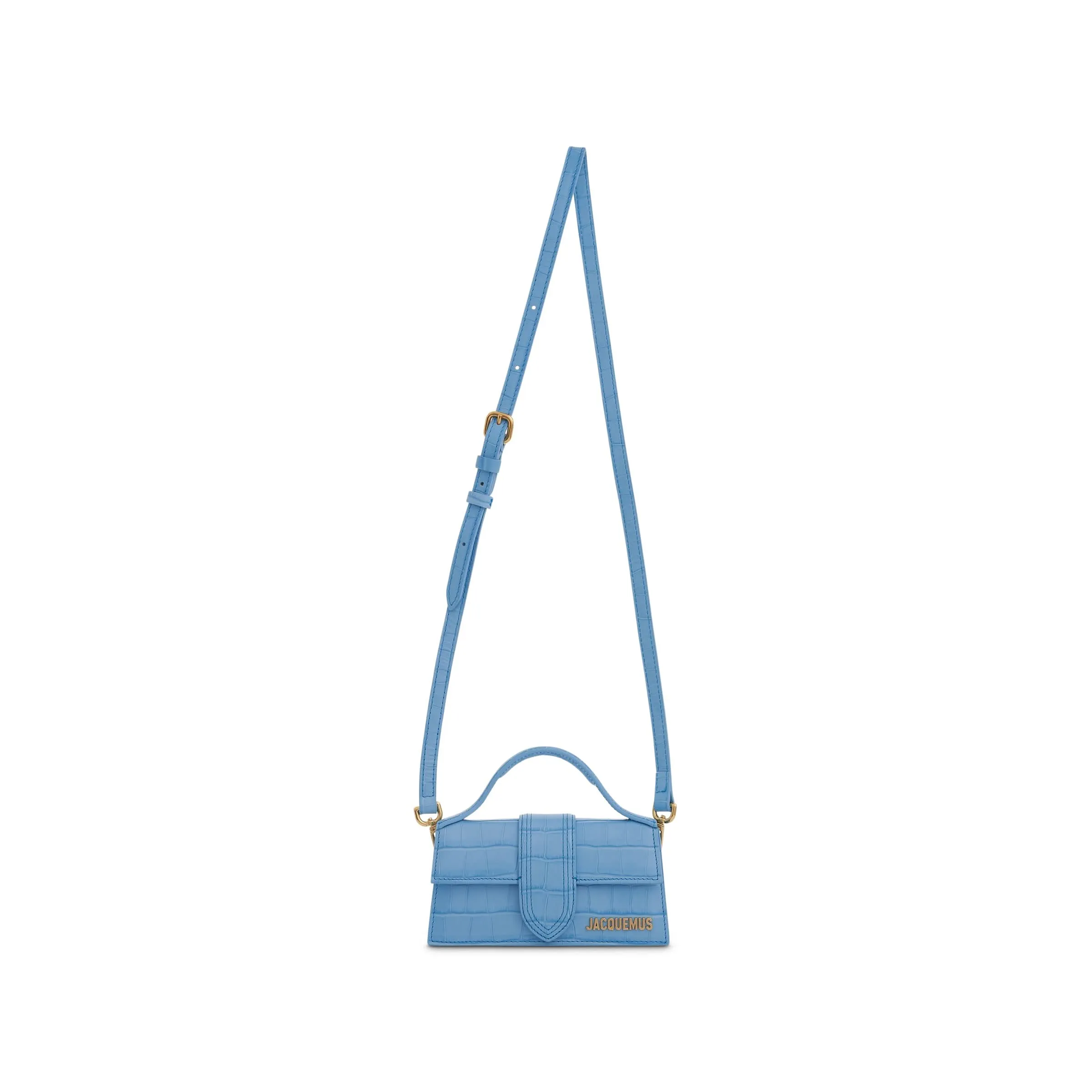 Le Bambino Mini Leather Bag in Blue