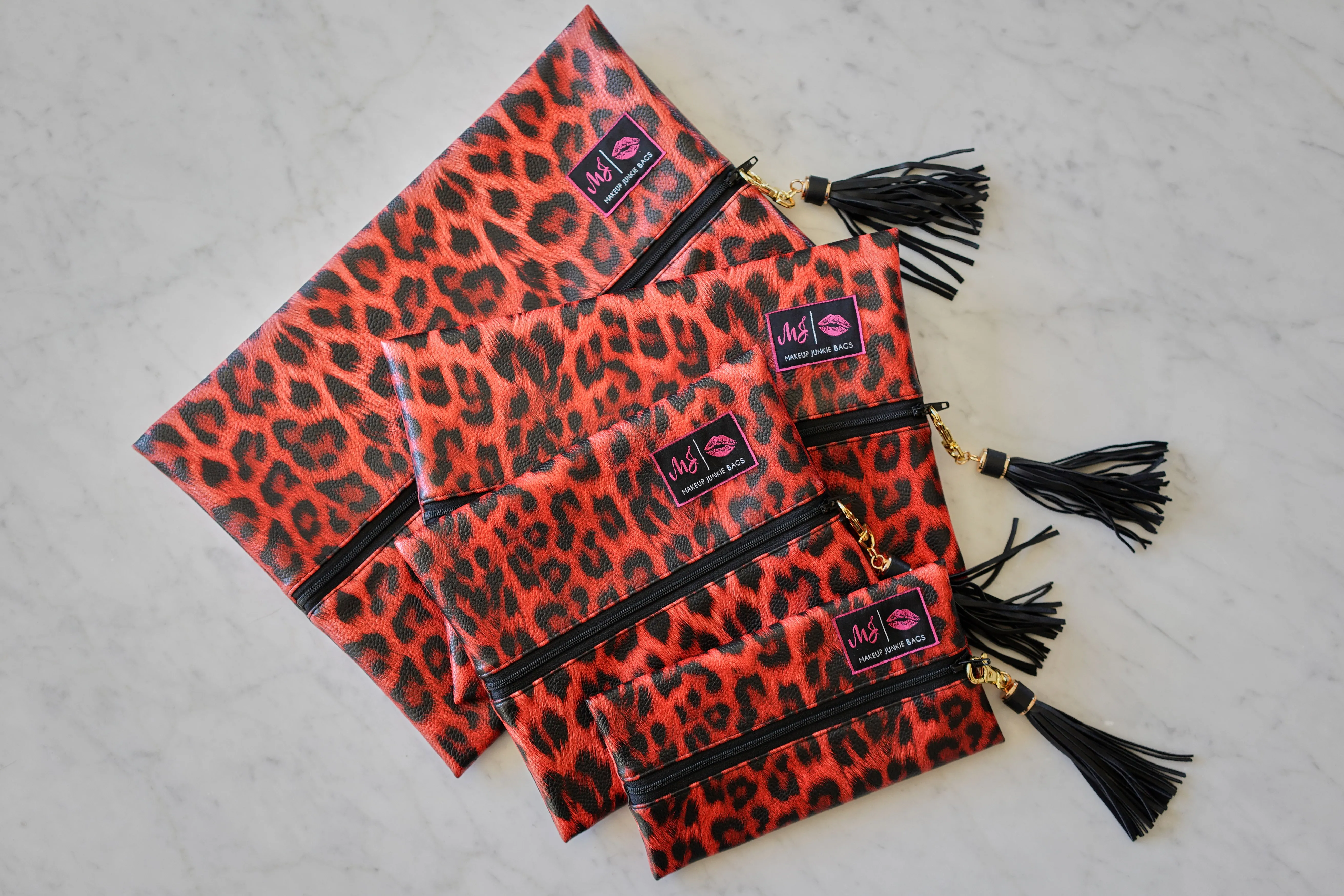 Makeup Junkie Bags Ruby Leopardess