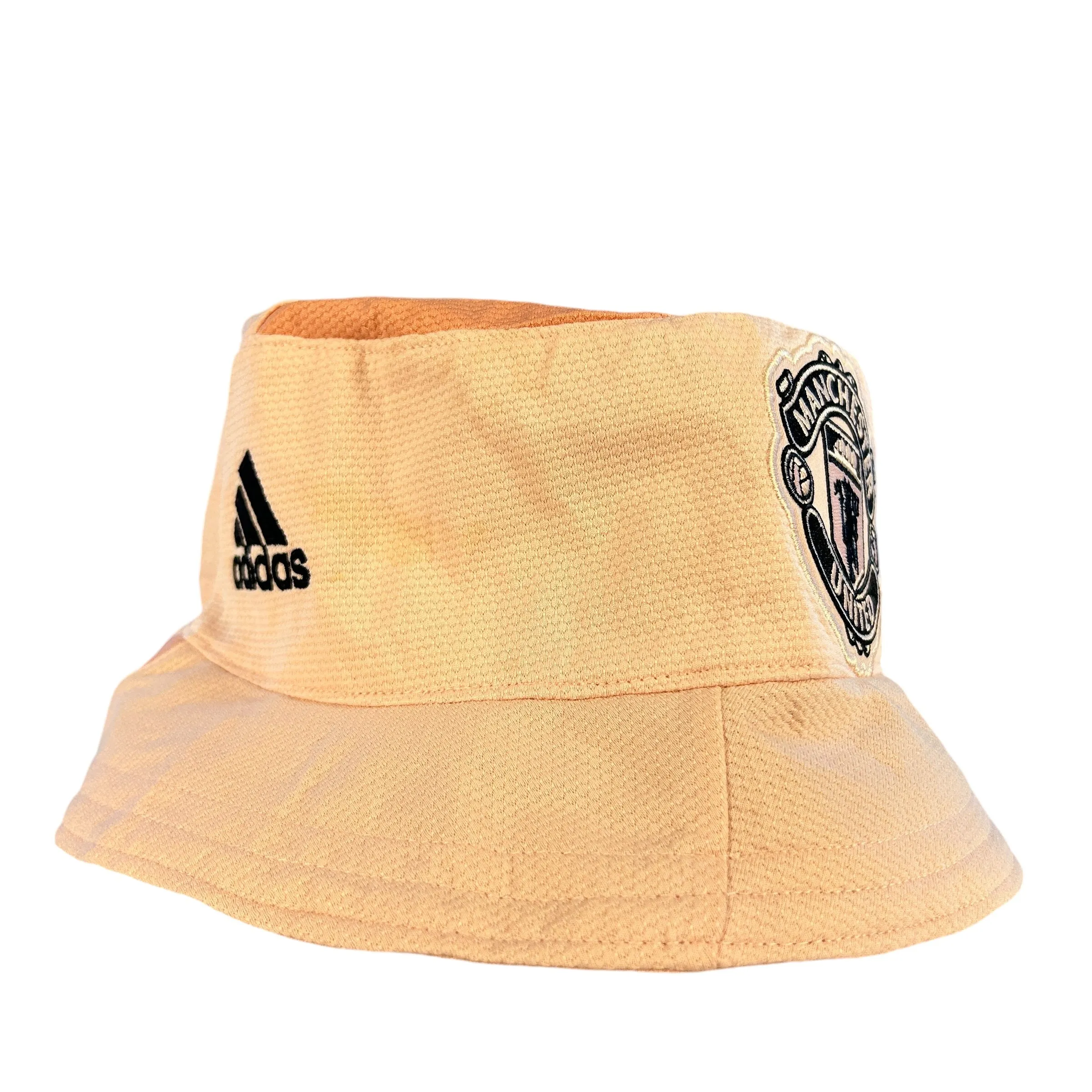 Manchester United 18/19 Upcycled Pink Away Shirt Bucket Hat