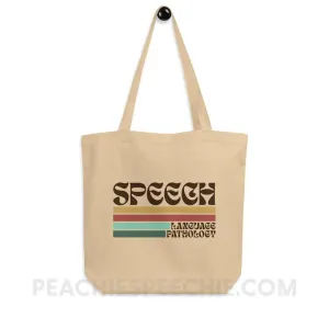 Mellow Stripes Speech Organic Canvas Tote