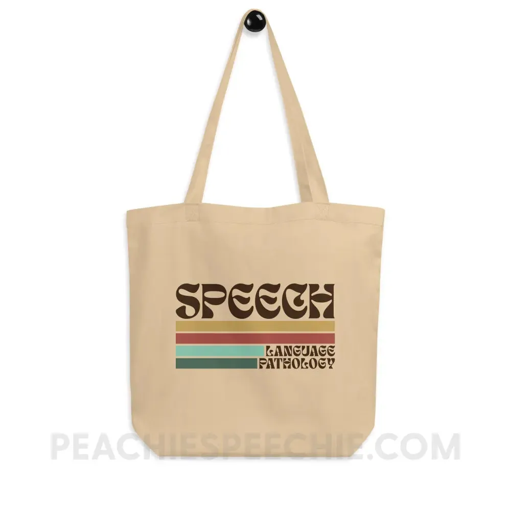 Mellow Stripes Speech Organic Canvas Tote