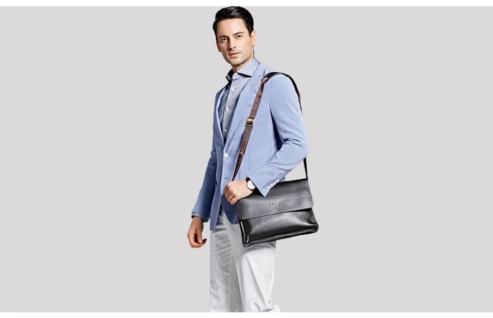 Men Leather Casual Business Bag