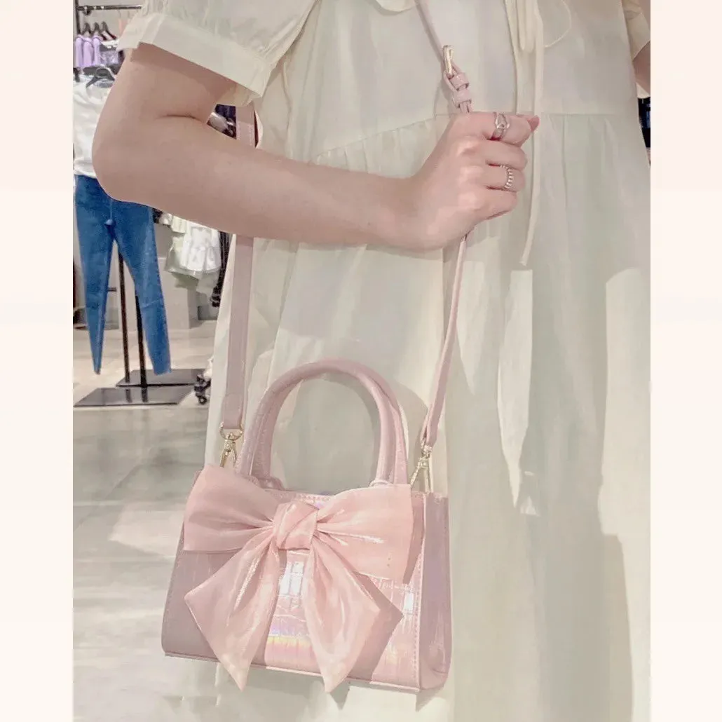 Mesh Bowknot Handbags