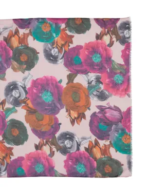 Painterly Blooms Scarf