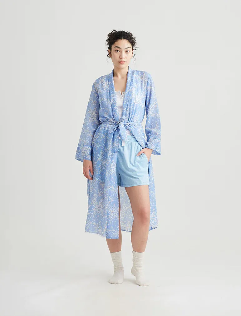 Papinelle - Cheri Blossom Maxi Robe | Powder Blue