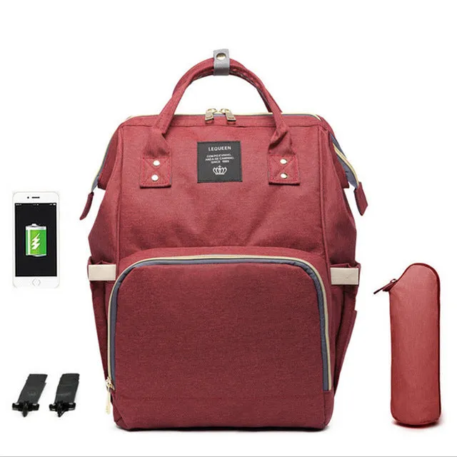 Premium Diaper Bag With USB u2